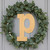 Unfinished Lowercase Letter P Wood Cutout - Unfinished Baltic Birch Craft Shape