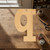 Unfinished Lowercase Letter Q Wood Cutout for Door Hangers, Seasonal Decor and Paint Parties, Baltic Birch Craft Blank
