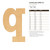 Unfinished Lowercase Letter Q Wood Cutout for Door Hangers, Seasonal Decor and Paint Parties, Baltic Birch Craft Blank