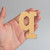 Unfinished Lowercase Letter Q Wood Cutout - Unfinished Baltic Birch Craft Shape