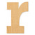 Unfinished Lowercase Letter R Wood Cutout - Unfinished Baltic Birch Craft Shape