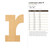 Lowercase Letter R Wood Cutout for Crafts, Unfinished Baltic Birch Craft Shape