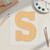 Unfinished Lowercase Letter S Wood Cutout - Unfinished Baltic Birch Craft Shape