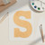 Lowercase Letter S Wood Cutout for Crafts, Unfinished Baltic Birch Craft Shape