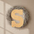 Lowercase Letter S Wood Cutout for Crafts, Unfinished Baltic Birch Craft Shape