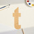 Lowercase Letter T Wood Cutout for Crafts, Unfinished Baltic Birch Craft Shape
