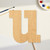 Unfinished Lowercase Letter U Wood Cutout - Unfinished Baltic Birch Craft Shape