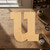 Lowercase Letter U Wood Cutout for Crafts, Unfinished Baltic Birch Craft Shape