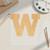 Unfinished Lowercase Letter W Wood Cutout for Door Hangers, Seasonal Decor and Paint Parties, Baltic Birch Craft Blank