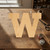 Unfinished Lowercase Letter W Wood Cutout for Door Hangers, Seasonal Decor and Paint Parties, Baltic Birch Craft Blank