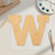 Unfinished Lowercase Letter W Wood Cutout - Unfinished Baltic Birch Craft Shape