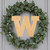 Lowercase Letter W Wood Cutout for Crafts, Unfinished Baltic Birch Craft Shape