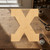 Unfinished Lowercase Letter X Wood Cutout for Door Hangers, Seasonal Decor and Paint Parties, Baltic Birch Craft Blank