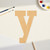 Lowercase Letter Y Wood Cutout for Crafts, Unfinished Baltic Birch Craft Shape