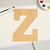 Unfinished Lowercase Letter Z Wood Cutout for Door Hangers, Seasonal Decor and Paint Parties, Baltic Birch Craft Blank