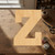 Unfinished Lowercase Letter Z Wood Cutout for Door Hangers, Seasonal Decor and Paint Parties, Baltic Birch Craft Blank
