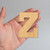 Unfinished Lowercase Letter Z Wood Cutout - Unfinished Baltic Birch Craft Shape