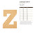 Lowercase Letter Z Wood Cutout for Crafts, Unfinished Baltic Birch Craft Shape