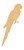 Unfinished Macaw Wood Cutout for Door Hangers, Seasonal Decor and Paint Parties, Baltic Birch Craft Blank