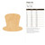 Unfinished Magic Hat Wood Cutout for Door Hangers, Seasonal Decor and Paint Parties, Baltic Birch Craft Blank