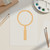 Unfinished Magnifying Glass Wood Cutout for Door Hangers, Seasonal Decor and Paint Parties, Baltic Birch Craft Blank