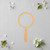 Magnifying Glass Wood Cutout for Crafts, Unfinished Baltic Birch Craft Shape