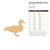 Unfinished Mallard Duck Wood Cutout - Unfinished Baltic Birch Craft Shape