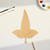 Unfinished Mallorn Leaf Wood Cutout - Unfinished Baltic Birch Craft Shape