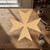 Unfinished Maltese Cross Wood Cutout for Door Hangers, Seasonal Decor and Paint Parties, Baltic Birch Craft Blank