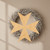 Maltese Cross Wood Cutout for Crafts, Unfinished Baltic Birch Craft Shape