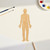 Unfinished Man Wood Cutout for Door Hangers, Seasonal Decor and Paint Parties, Baltic Birch Craft Blank