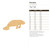 Unfinished Manatee Wood Cutout for Door Hangers, Seasonal Decor and Paint Parties, Baltic Birch Craft Blank