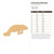 Unfinished Manatee Wood Cutout - Unfinished Baltic Birch Craft Shape