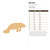 Manatee Wood Cutout for Crafts, Unfinished Baltic Birch Craft Shape