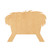 Manger Wood Cutout for Crafts, Unfinished Baltic Birch Craft Shape