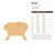 Manger Wood Cutout for Crafts, Unfinished Baltic Birch Craft Shape