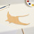 Unfinished Manta Ray 2 Wood Cutout - Unfinished Baltic Birch Craft Shape