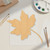 Unfinished Maple Leaf Outline Wood Cutout - Unfinished Baltic Birch Craft Shape