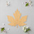 Unfinished Maple Leaf Wood Cutout - Unfinished Baltic Birch Craft Shape