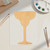 Margarita Glass Wood Cutout for Crafts, Unfinished Baltic Birch Craft Shape