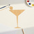 Unfinished Martini Glass 2 Wood Cutout for Door Hangers, Seasonal Decor and Paint Parties, Baltic Birch Craft Blank