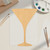 Martini Glass 2 Wood Cutout for Crafts, Unfinished Baltic Birch Craft Shape