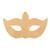 Unfinished Masquerade Mask Wood Cutout - Unfinished Baltic Birch Craft Shape