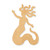 Unfinished Medusa Wood Cutout - Unfinished Baltic Birch Craft Shape