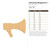 Unfinished Megaphone 1 Wood Cutout - Unfinished Baltic Birch Craft Shape