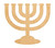 Unfinished Menorah Wood Cutout for Door Hangers, Seasonal Decor and Paint Parties, Baltic Birch Craft Blank
