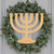 Unfinished Menorah Wood Cutout - Unfinished Baltic Birch Craft Shape
