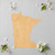 Minnesota Wood Cutout for Crafts, Unfinished Baltic Birch Craft Shape