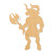 Unfinished Minotaur Wood Cutout - Unfinished Baltic Birch Craft Shape