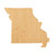 Missouri Wood Cutout for Crafts, Unfinished Baltic Birch Craft Shape
